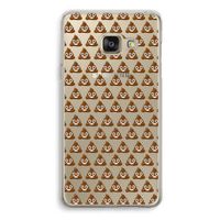 Poop emoji: Samsung A3 (2017) Transparant Hoesje