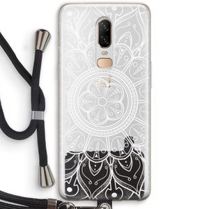 Roses Are Red: OnePlus 6 Transparant Hoesje met koord