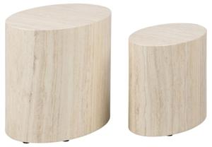 Salontafel Set van 2 Finn Beige MDF - Giga Living