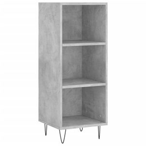 The Living Store Dressoir Betongrijs 34.5 x 32.5 x 90 cm - Duurzaam materiaal