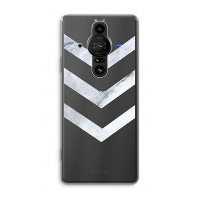 Marmeren pijlen: Sony Xperia Pro-I Transparant Hoesje