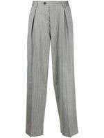 Moschino pantalon de costume en laine vierge - Gris