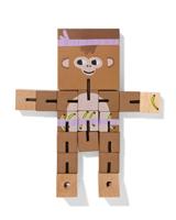 HEMA Puzzelpop 14x2x28.5cm Hout