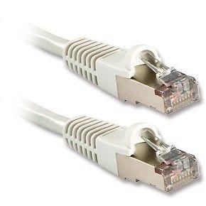 LINDY 47197 RJ45 Netwerkkabel, patchkabel CAT 6 S/FTP 7.50 m Wit 1 stuk(s)