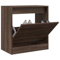 VidaXL Schoenenkast 60x34x63,5 cm bewerkt hout bruin eikenkleur