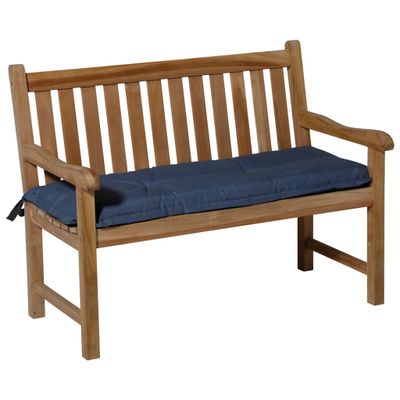 Madison Bankkussen Panama 120x48 cm saffierblauw