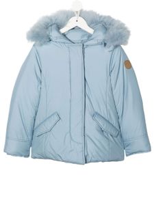 Woolrich Kids veste à patch logo - Bleu