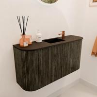 Toiletmeubel Mondiaz Joya | 83.2 cm | Meubelkleur Shadow | Faye wastafel Urban Midden | 1 kraangat Toiletmeubel Mondiaz Joya | 83.2 cm | Meubelkleur Shadow | Faye wastafel Urban Midden | 1 kraangat
