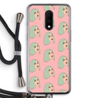 King Kylie: OnePlus 7 Transparant Hoesje met koord