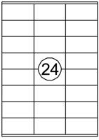 Etiket quantore 70x36mm 2400st | 10 stuks