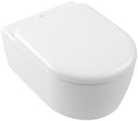 Toilet Villeroy & Boch Skyla Combipack met Zitting 49x36x35 cm TwistFlush Stone White CeramicPlus