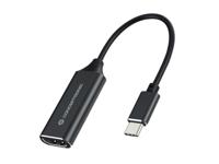 Conceptronic ABBY03B video kabel adapter HDMI Type A (Standaard) USB Type-C Zwart
