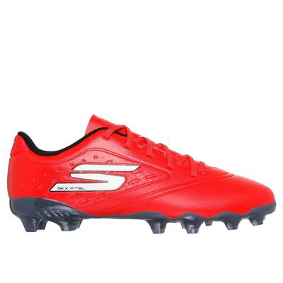 Skechers Razor 1.5 Gras Voetbalschoenen (FG) Kids Rood Zwart Wit