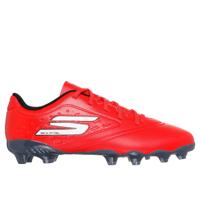 Skechers Razor 1.5 Gras Voetbalschoenen (FG) Kids Rood Zwart Wit