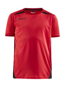 Craft 1908230 Pro Control Impact SS Tee Jr - Bright Red/Black - 158/164