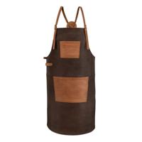 Buffellederen schort met kruisband - Petromax Buffellederen schort met kruisband - Petromax