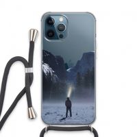 Wanderlust: iPhone 13 Pro Max Transparant Hoesje met koord