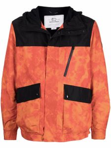 Woolrich coupe-vent Trek à imprimé tie dye - Orange