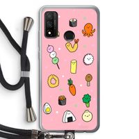 Happy bento friends: Huawei P Smart (2020) Transparant Hoesje met koord
