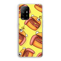 Hamburger: Oppo A94 5G Transparant Hoesje