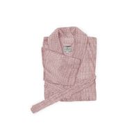 LINNICK Flanel Fleece Badjas Croco - roze - M - thumbnail