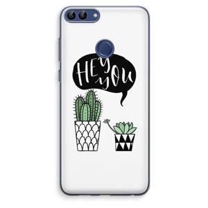 Hey you cactus: Huawei P Smart (2018) Transparant Hoesje