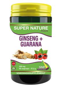 SNP Ginseng guarana 500 mg puur