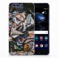 Huawei P10 Plus | Siliconen hoesje | met foto Badges