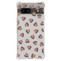 Doorzichtige Silicone Hoesje voor Google Pixel 7A Poep Emojis Doorzichtige Silicone Hoesje voor Google Pixel 7A Poep Emojis