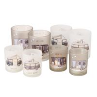 Boltze Home Theelichthouder glas 2-delig camper