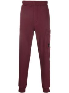 C.P. Company pantalon de jogging à patch logo - Rouge