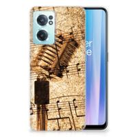 OnePlus Nord CE 2 5G | Siliconen hoesje | met foto Bladmuziek