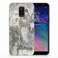 Samsung Galaxy A6 (2018) | TPU | Siliconen hoesje | Beton Print