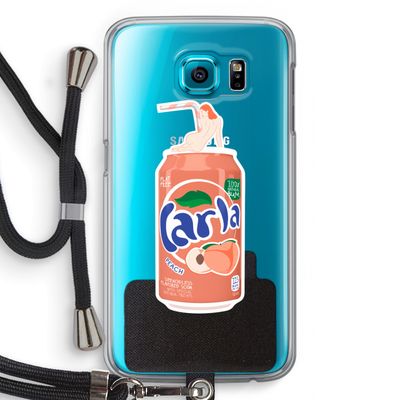 S(peach)less: Samsung Galaxy S6 Transparant Hoesje met koord