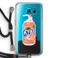 S(peach)less: Samsung Galaxy S6 Transparant Hoesje met koord
