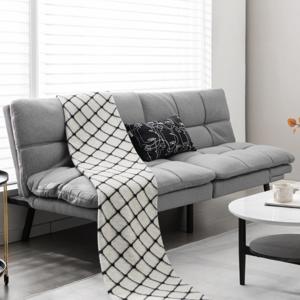 Ombouwbare Futon Slaapbank van Traagschuim met Verstelbare Rug- en Armleuningen Moderne Futonslaapbank voor Compacte Woonruimtes