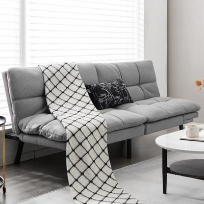 Ombouwbare Futon Slaapbank van Traagschuim met Verstelbare Rug- en Armleuningen Moderne Futonslaapbank voor Compacte Woonruimtes