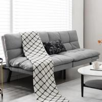 Ombouwbare Futon Slaapbank van Traagschuim met Verstelbare Rug- en Armleuningen Moderne Futonslaapbank voor Compacte Woonruimtes