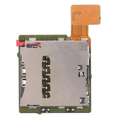 Enkele SIM Card Socket Flex kabel voor Sony Xperia T2 Ultra