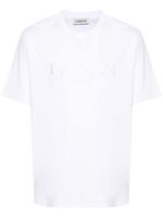 Lanvin t-shirt en coton à logo brodé - Blanc - thumbnail