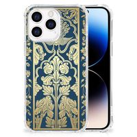 iPhone 14 Pro Case Beige Flowers - thumbnail