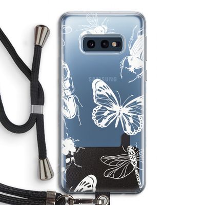 Tiny Bugs: Samsung Galaxy S10e Transparant Hoesje met koord