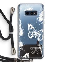 Tiny Bugs: Samsung Galaxy S10e Transparant Hoesje met koord