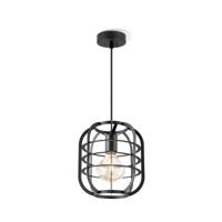 Hanglamp Nero Zwarte met Industriële Uitstraling Hanglamp Nero Zwarte met Industriële Uitstraling