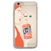 Peach please!: iPhone 6 Plus / 6S Plus Transparant Hoesje