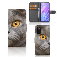 Telefoonhoesje | Met pasjeshouder | Samsung Galaxy S20 Britse Korthaar