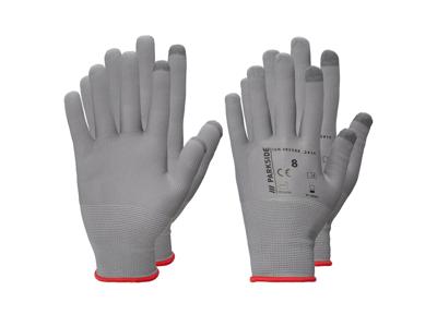 PARKSIDE 2 Paar werkhandschoenen (Grijs/rood, 8)