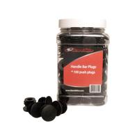 LIZARD SKINS stuurdop zwart pot 100 stuks