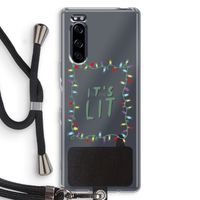 It's Lit: Sony Xperia 5 Transparant Hoesje met koord