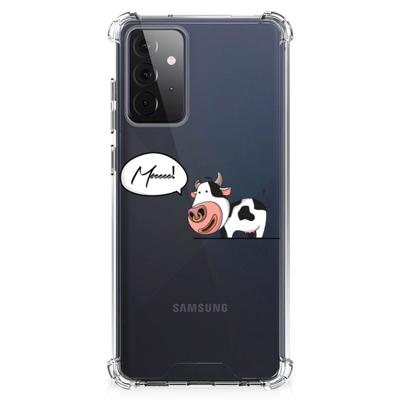 Samsung Galaxy A72 4G/5G Stevig | Bumper Hoesje | Cow